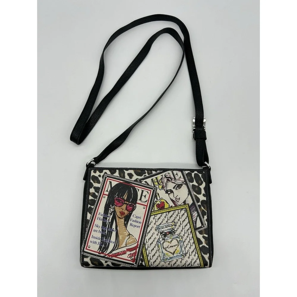 Brighton Fashionista Muse City Organizer Crossbody Bag Tom Clancy Leather RARE